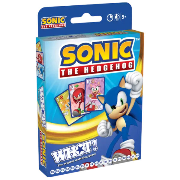 Настольная игра Winning Moves WHOT! Sonic 5+/ Игральные карты photo 3