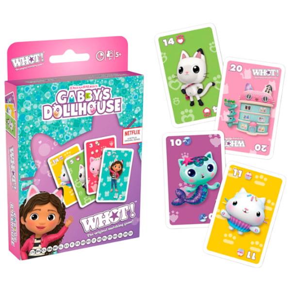 Настольная игра Winning Moves WHOT! Gabby's Dollhouse 5+/ Игральные карты photo 1