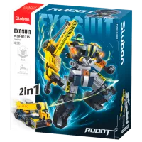 Constructor Sluban Crane robot Robot/ Gray