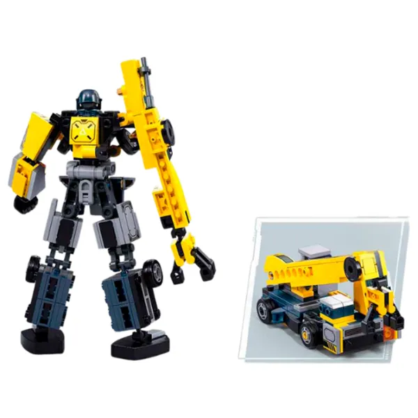 Constructor Sluban Crane robot Robot/ Gray photo 5