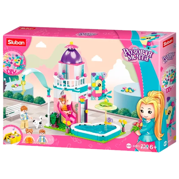 Constructor Sluban Playground Clasic/ Pink photo 1 Constructor Sluban Playground Clasic/ Pink photo 1