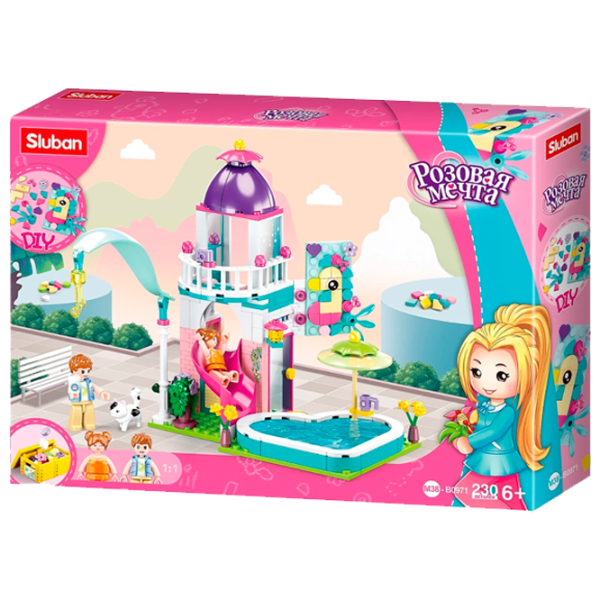 Constructor Sluban Playground Clasic/ Pink photo 1 Constructor Sluban Playground Clasic/ Pink photo 1