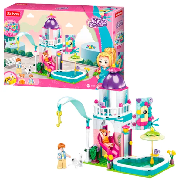 Constructor Sluban Playground Clasic/ Pink photo 2 Constructor Sluban Playground Clasic/ Pink photo 2