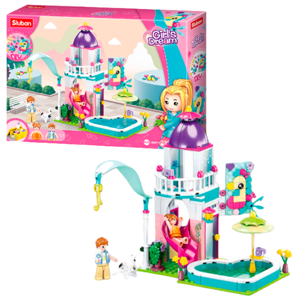 Constructor Sluban Playground Clasic/ Pink photo 2 Constructor Sluban Playground Clasic/ Pink photo 2