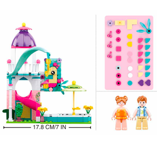 Constructor Sluban Playground Clasic/ Pink photo 3 Constructor Sluban Playground Clasic/ Pink photo 3