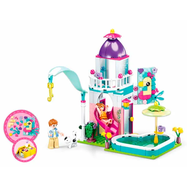 Constructor Sluban Playground Clasic/ Pink photo 4 Constructor Sluban Playground Clasic/ Pink photo 4