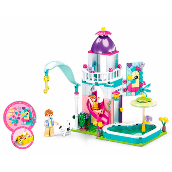 Constructor Sluban Playground Clasic/ Pink photo 4 Constructor Sluban Playground Clasic/ Pink photo 4