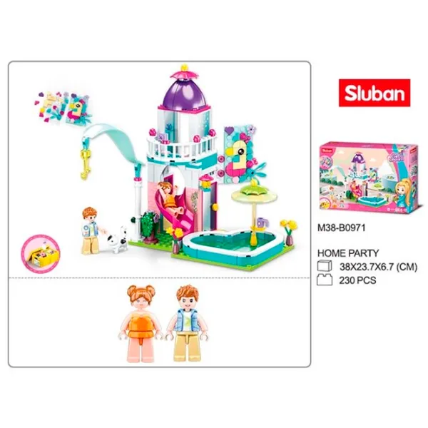 Constructor Sluban Playground Clasic/ Pink photo 5 Constructor Sluban Playground Clasic/ Pink photo 5