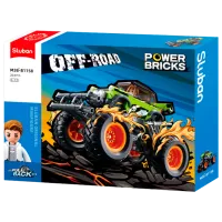 Constructor Sluban Monster Truck Transport/ Green