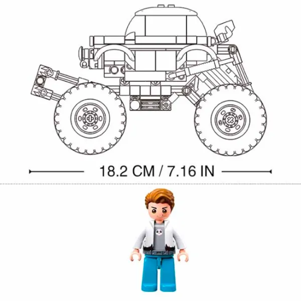 Constructor Sluban Monster Truck Transport/ Green photo 4