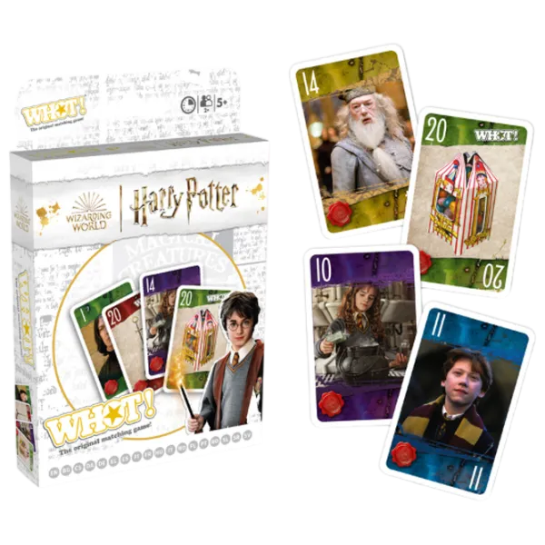 Настольная игра Winning Moves WHOT! Harry Potter 5+/ Игральные карты photo 1