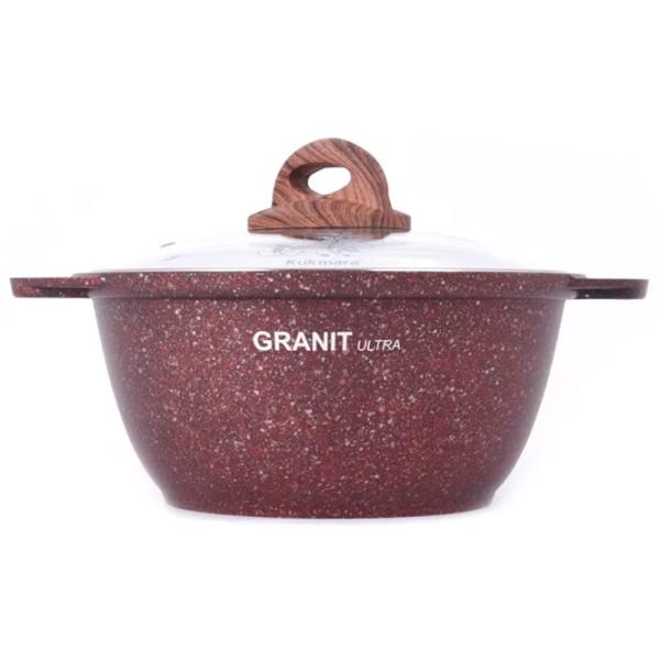 Cratiță Kukmara КГА22А 2l Aluminiu / Granite red photo 2 Cratiță Kukmara КГА22А 2l Aluminiu / Granite red photo 2