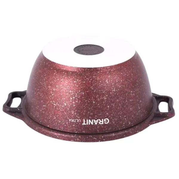 Cratiță Kukmara КГА22А 2l Aluminiu / Granite red photo 3 Cratiță Kukmara КГА22А 2l Aluminiu / Granite red photo 3