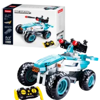 Constructor cu telecomandă Sluban Snowmobile Transport/ Blue
