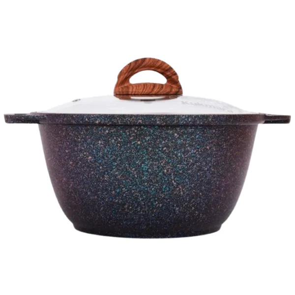 Кастрюля Kukmara КГГ22А 2л Алюминий / Granite red photo 2 Кастрюля Kukmara КГГ22А 2л Алюминий / Granite red photo 2