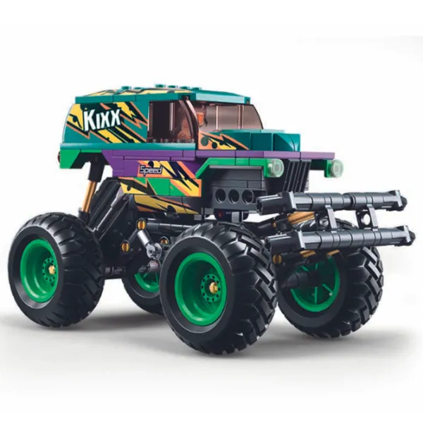 Конструктор Sluban Monster Truck Транспорт/ Зеленый photo 5