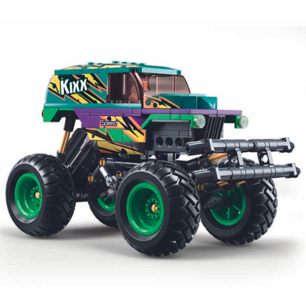 Конструктор Sluban Monster Truck Транспорт/ Зеленый photo 5