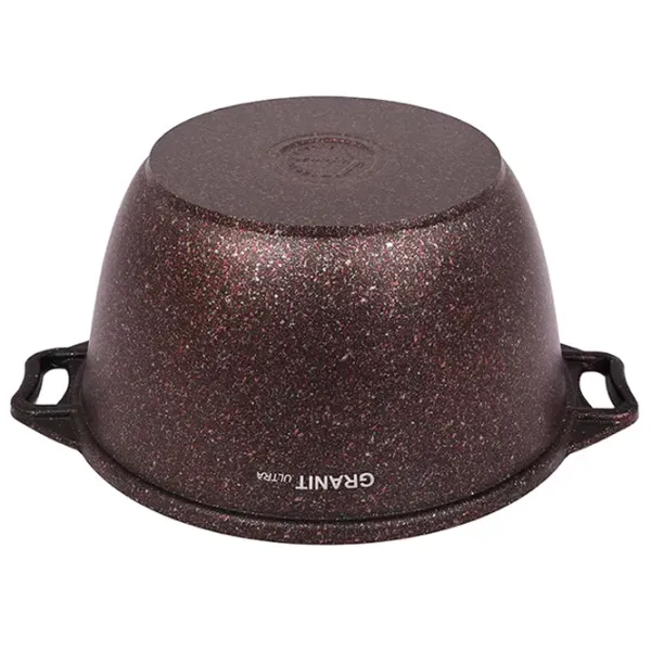 Cratiță Kukmara КГА32А 3l Aluminiu / Granite red photo 2 Cratiță Kukmara КГА32А 3l Aluminiu / Granite red photo 2