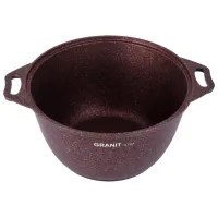 Cratiță Kukmara КГА32А 3l Aluminiu / Granite red photo 3