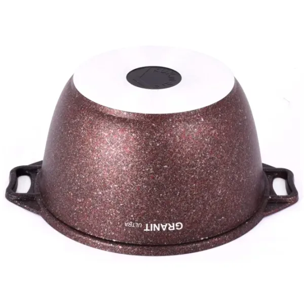 Cratiță Kukmara КГА32А 3l Aluminiu / Granite red photo 4 Cratiță Kukmara КГА32А 3l Aluminiu / Granite red photo 4