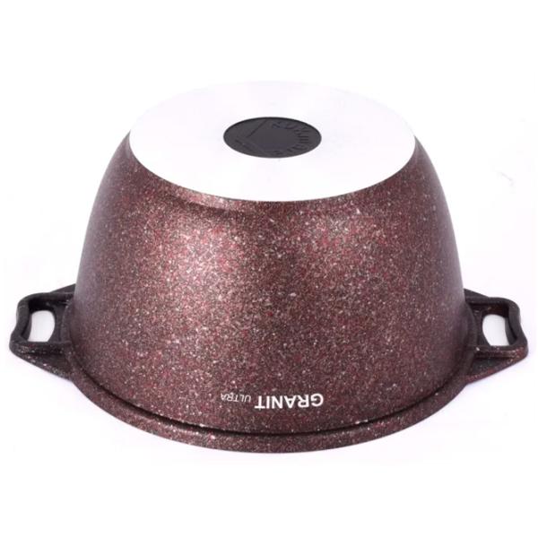 Cratiță Kukmara КГА32А 3l Aluminiu / Granite red photo 4 Cratiță Kukmara КГА32А 3l Aluminiu / Granite red photo 4
