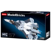 Constructor Sluban Su-57 Fighter Avion/ Gray