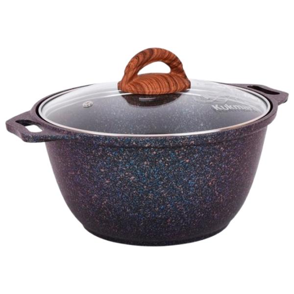 Cratiță Kukmara КГГ32А 3l Aluminiu / Granite red photo 1