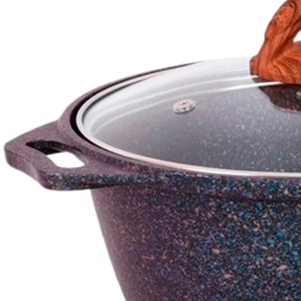 Cratiță Kukmara КГГ32А 3l Aluminiu / Granite red photo 5