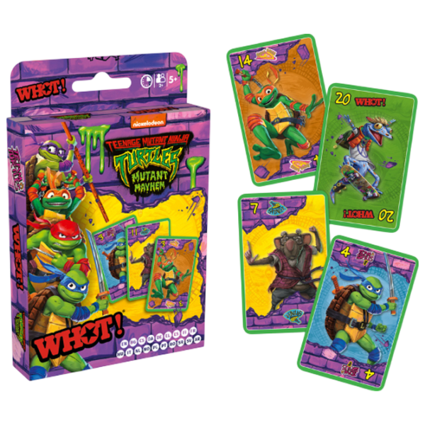 Настольная игра Winning Moves WHOT! Ninja Turtles 5+/ Игральные карты photo 1