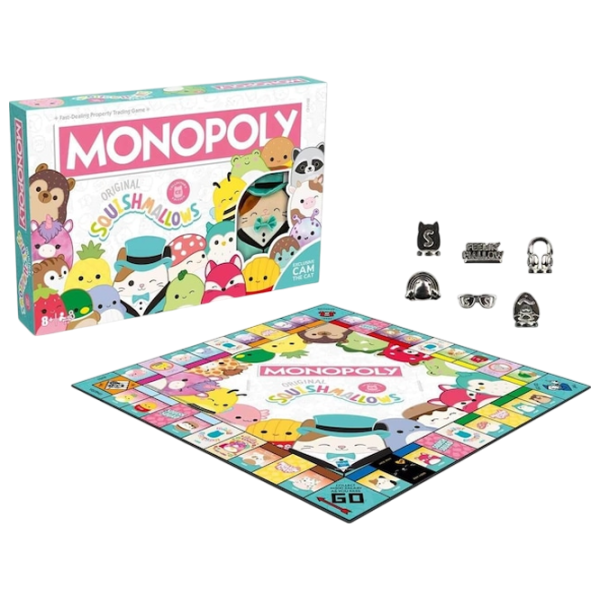 Настольная игра Winning Moves Squishmallows 8+/ Monopoly photo 1