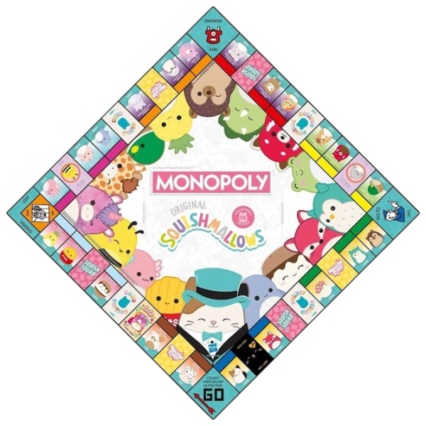 Настольная игра Winning Moves Squishmallows 8+/ Monopoly photo 4
