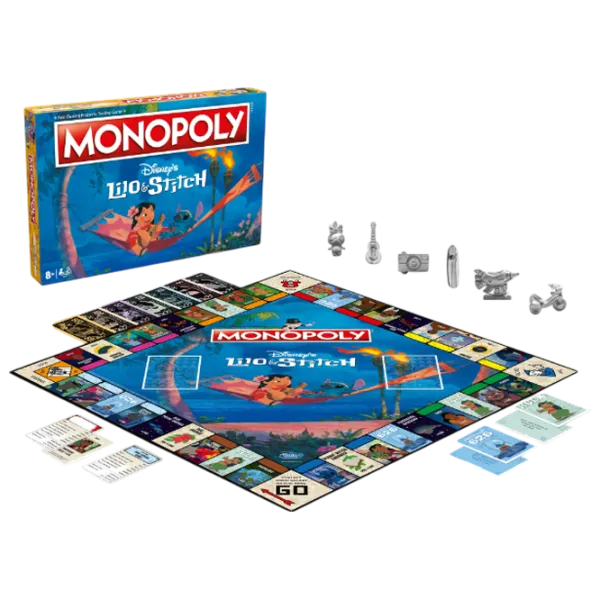 Настольная игра Winning Moves Lilo and Stitch 8+/ Monopoly photo 1