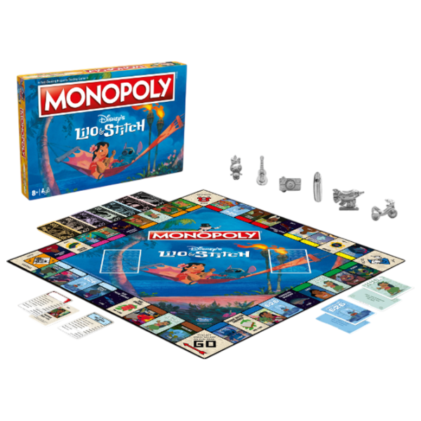Настольная игра Winning Moves Lilo and Stitch 8+/ Monopoly photo 1