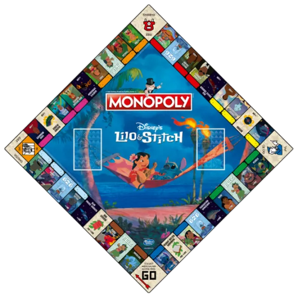 Настольная игра Winning Moves Lilo and Stitch 8+/ Monopoly photo 5