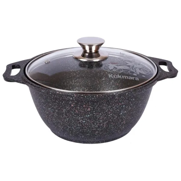 Cratiță Kukmara КГО32А 3l Aluminiu / Black photo 1 Cratiță Kukmara КГО32А 3l Aluminiu / Black photo 1