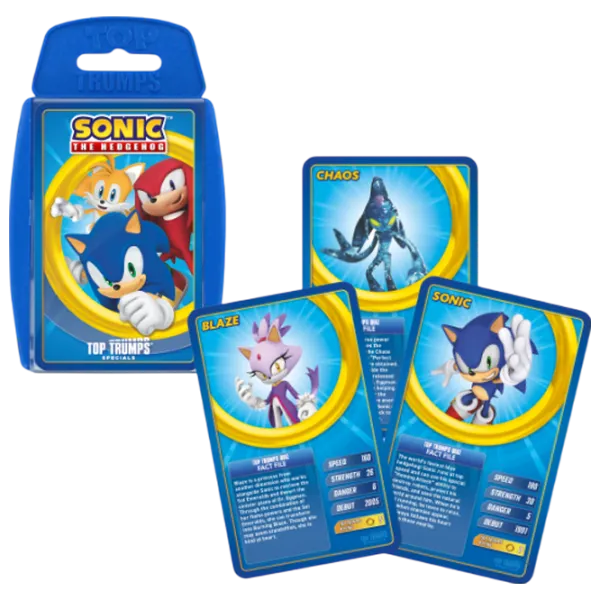 Настольная игра Winning Moves Top Trumps Sonic 6+/ Стратегия photo 1