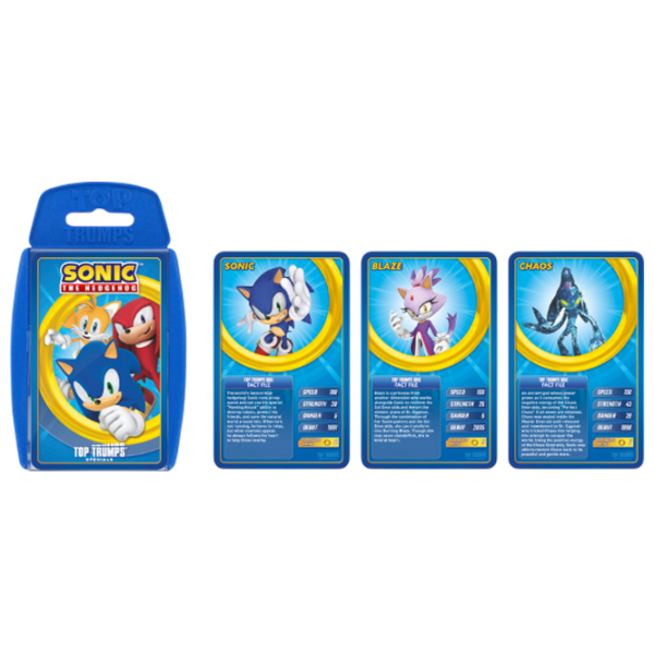 Настольная игра Winning Moves Top Trumps Sonic 6+/ Стратегия photo 6