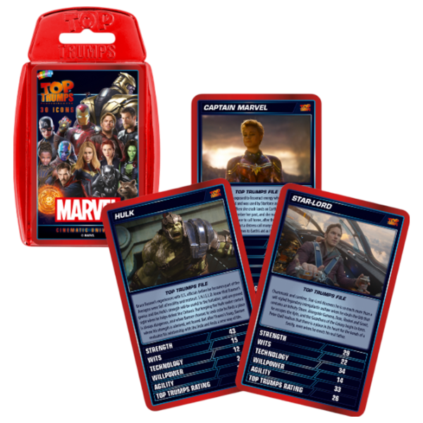 Настольная игра Winning Moves Top Trumps Marvel Cinematic Universe 6+/ Стратегия photo 1
