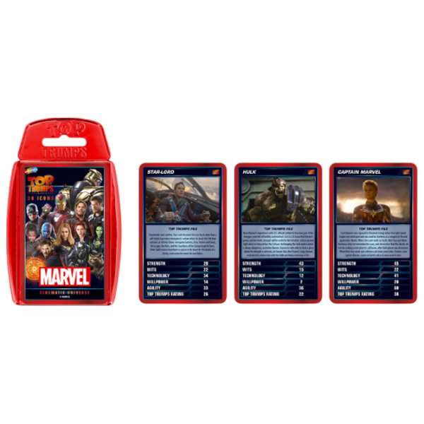 Настольная игра Winning Moves Top Trumps Marvel Cinematic Universe 6+/ Стратегия photo 2