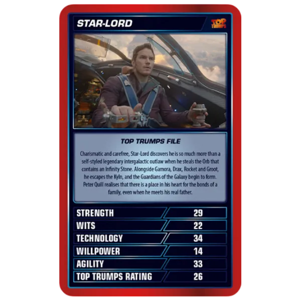 Настольная игра Winning Moves Top Trumps Marvel Cinematic Universe 6+/ Стратегия photo 4