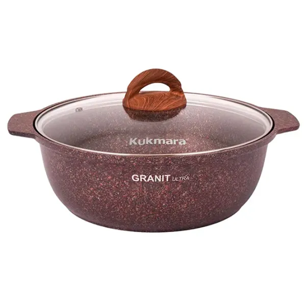 Жаровня Kukmara жга41а 4л Алюминий / Granite red photo 1