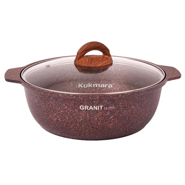 Жаровня Kukmara жга41а 4л Алюминий / Granite red photo 1