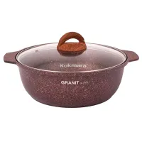 Vas termorezistent Kukmara жга41а 4l Aluminiu / Granite red