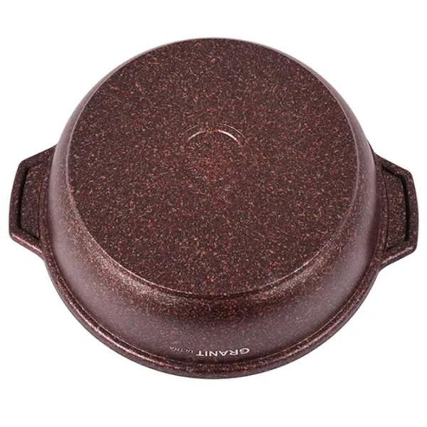 Жаровня Kukmara жга41а 4л Алюминий / Granite red photo 2