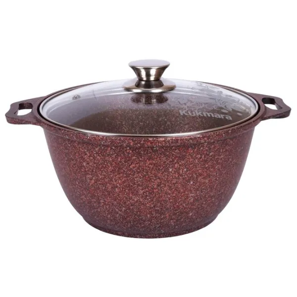 Жаровня Kukmara КГА42А 4л Алюминий / Granite red photo 1