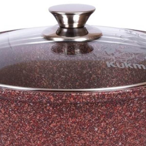 Жаровня Kukmara КГА42А 4л Алюминий / Granite red photo 2