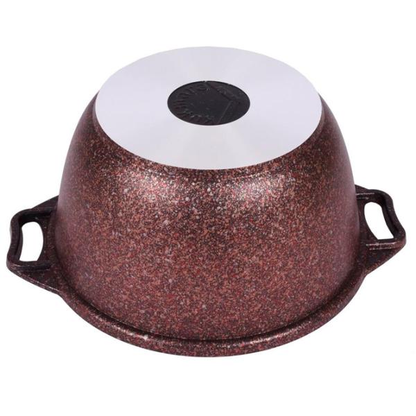 Жаровня Kukmara КГА42А 4л Алюминий / Granite red photo 3