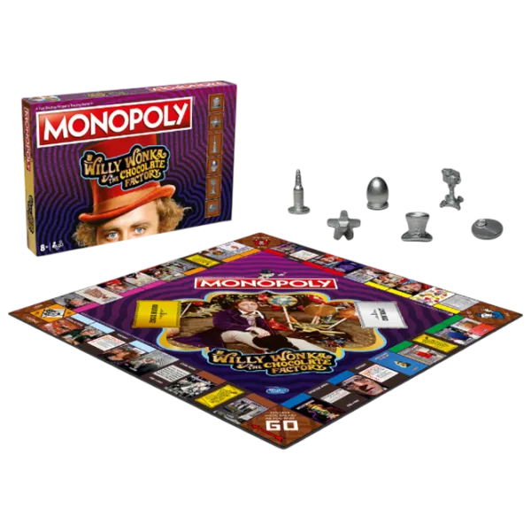 Настольная игра Winning Moves Willy Wonka and the Chocolate Factory 6+/ Monopoly photo 1