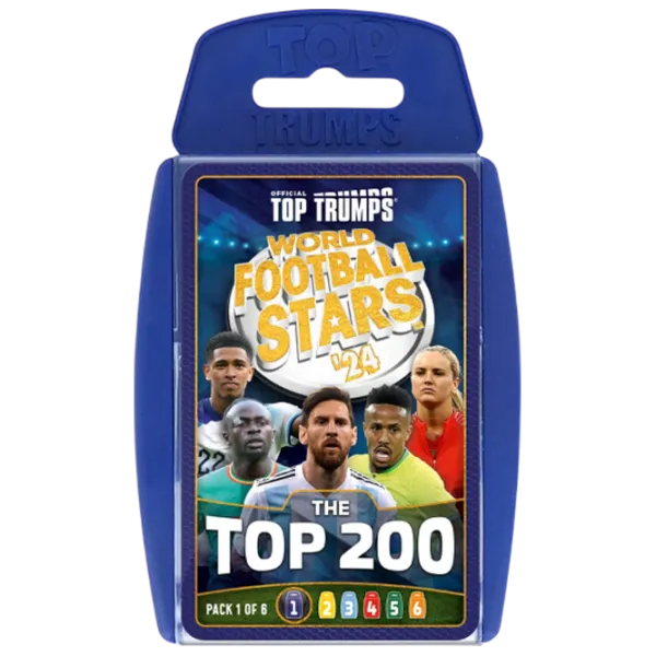 Настольная игра Winning Moves Top Trumps World Football Stars 200 6+/ Логическая игра photo 4