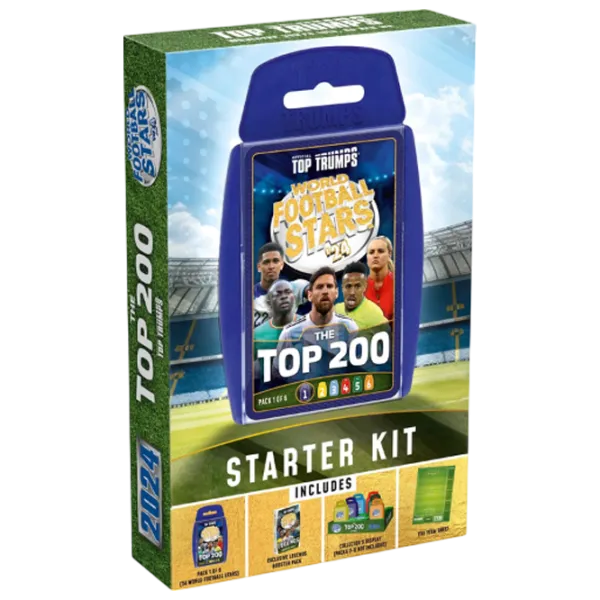 Настольная игра Winning Moves Top Trumps World Football Stars 200 6+/ Логическая игра photo 5